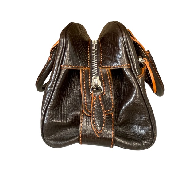 Francesco Biasia Leather made in Italy & Dust Bag - Picture 6 of 14